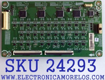 LED DRIVER PARA TV HISENSE / NUMERO DE PARTE 244049 / RSAG7.820.8754/ROH / E303981 / PANEL HD650V3U52-TDL3 / DISPLAY T650QVN07.5 / MODELOS 65R8F5 / 65R8F / 65H8F