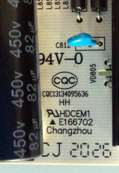 FUENTE DE PODER PARA TV HISENSE / NUMERO DE PARTE 248380 / RSAG7.820.8717/ROH / HLP-5066WE / CQC13134095636 / E166702 / PANEL HD650V3U52-TDL3 / DISPLAY T650QVN07.5 / MODELO 65R8F5 / 65R8F / 65H8F - Imagen 4