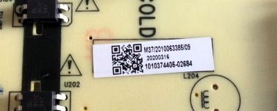 FUENTE DE PODER PARA TV WESTINGHOUSE / NUMERO DE PARTE 1010374405 / TV5006-ZC02-02 / 20200316 / 2010063385 / E021M431-H1 / PANEL ST4251D01-3 / MODELO WR43UT4019 - Imagen 4