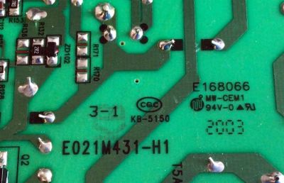 FUENTE DE PODER PARA TV WESTINGHOUSE / NUMERO DE PARTE 1010374405 / TV5006-ZC02-02 / 20200316 / 2010063385 / E021M431-H1 / PANEL ST4251D01-3 / MODELO WR43UT4019 - Imagen 2