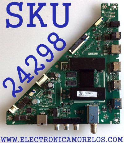 MAIN PARA TV TOSHIBA / NUMERO DE PARTE CN2T10000002ID / TD.T950.61 / H18093350 / ST3151A05-8 / PANEL U320DH05 / MODELO 32LF221U19