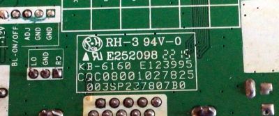 MAIN FUENTE (COMBO) PARA TV JENSEN / NUMERO DE PARTE CV3393BH-U32 / 56R0115 / CV3393BH-U32-20 / 1.81.57.00401 / E123995 / 003SP237807B0 / CQC08001027825 / PANEL ST3151A04-5 / MODELO JE3215 - Imagen 3