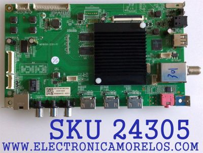 MAIN PARA TV WESTINGHOUSE ORIGINIAL ROKU TV 4K UHD HDR / NUMERO DE PARTE 515C16010M07 / MS16010-ZC01-01 / 2E01413C0 / KB6160 / E503744 / PANELS CC580PV7D / CC580PV4D / MODELO WR58UX4019