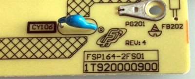 FUENTE DE PODER PARA TV TOSHIBA / NUMERO DE PARTE 1T920000900 / FSP164-2FS01 / 04-1T920000900-DSPIL / 20W039901 / 202501118 / 3BS0469504GP / 9OC1640700 / MODELO 55LF621U21 - Imagen 4