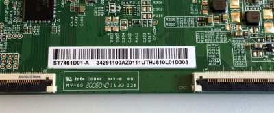 T-CON PARA TV TCL / NUMERO DE PARTE 34291100AZ / CSC02-1 / ST7461D01-A / 34291100AZ0111 / 34.29110.0AZ / E88441 / PANEL LVU750NDEL CD9W03 / DISPLAY ST7461D01-A VER.2.1 / MODELOS 75S431 / 75S434 / 75S435 / 75S546 / 75S446 - Imagen 2