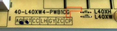 FUENTE DE PODER PARA TV TCL / NUMERO DE PARTE 08-L40XWA4-PW210AA / 40-L40XW4-PWB1CG / L40XW / E148158 / PANEL LVU750NDEL CD9W03 / DISPLAY ST7461D01-A VER.2.1 / MODELOS 75S431 / 75S434 / 75S435 / 75S446 - Imagen 2