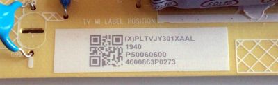 FUENTE DE PODER PARA TV LG / NUMERO DE PARTE PLTVJY301XAAL / 715GA547-P01-000-003S / 715GA547 / CTI-600 / P500060600 / 4600863P0273 / PANEL TPT500B5-U1T01.D REV:S04AA / MODELO 50UM6900PUA / 50UM6900PUA.CUSRLH - Imagen 3