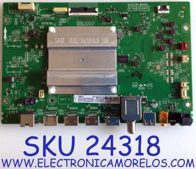 MAIN PARA TV TCL / NUMERO DE PARTE 08-CS55CUN-OC426AA / 40-RT73H2-MAA2HG / RTD2873 / RT73H2 / 08-RT73005-MA200AA / 08-RT73005-MA300AA / V8-RT73K01-LF1V1679 / PANEL LVU550NDJL CD9W00 / MODELO 55S535