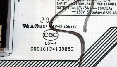 FUENTE DE PODER PARA TV HISENSE / NUMERO DE PARTE 269969 / RSAG7.820.9827/ROH / HLL-7085WD / E56327 / CQC16134139053 / PANEL HD850V8U81\S0\GM\ROH / DISPLAY ST8461D01-4 VER.2.1 / MODELO 85H6510G - Imagen 3