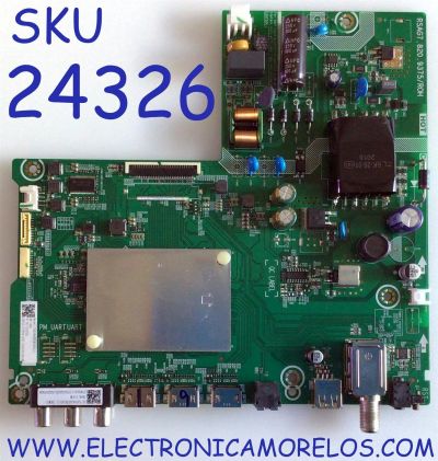 MAIN FUENTE ((COMBO)) PARA TV HISENSE HD ((ROKU TV)) / NUMERO DE PARTE 273654 / RSAG7.820.9375/ROH / 32E5602EUR(0011) / 32E5602EUR / DISPLAY V320BJ8-Q01 REV.C1 / MODELO 32H4F