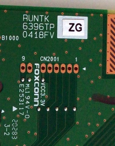 T-CON PARA TV LG / RUNTK6396TPZG / 1P-118BC00-4010 / RUNTK0418FV / PANEL NC700DQE-VSHX7 / DISPLAY JE695R3HD57 / MODELOS 70UN6950ZUA / 70UN7070PUA / 70UN6950ZUA.BUSMLKR / 70UN7070PUA.BUSMLKR / 70UN7070PUA.AUSMLKR / 70UN6950ZUA.BUSMLJR - Imagen 2