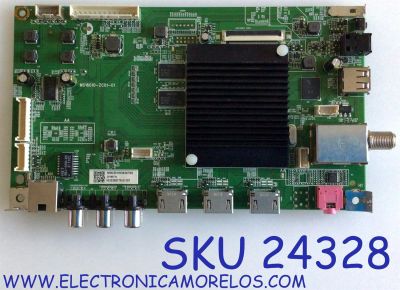 MAIN PARA TV WESTINGHOUSE / NUMERO DE PARTE 1010309779 / MS16010-ZC01-01 / M06/2010054347/09 / 20190719 / 2010054347 / 1010309779-01197 / EO22M394-C1 / E022M394-C1 / E168066 / PANEL ST4251D01-3 / MODELO WR43UT4009