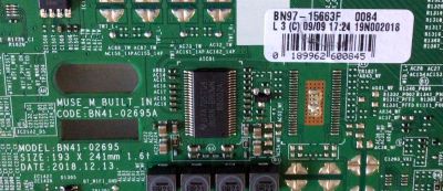 MAIN ORIGINAL PARA SMART TV SAMSUNG / NUMERO DE PARTE BN94-14163D / BN41-02695A / BN97-15663F / PANEL CY-NR065FGAV1H / DISPLAY T650QVN08.3 / MODELOS UN65RU8000FXZA / UN65RU8000FXZC / UN65RU8000FXZA AA02 / UN65RU800DFXZA AA02 / UN65RU8000FXZC AA02 - Imagen 2