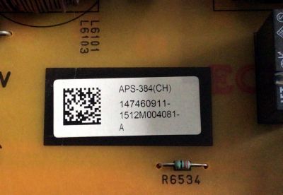 FUENTE DE PODER PARA TV SONY / NUMERO DE PARTE 147460911 / 1-474-609-11 / APS-384(CH) / 1-894-727-11 / APS-384 / PANEL S750HF59 V0 / MODELO KDL-75W850C / KDL75W850C - Imagen 3