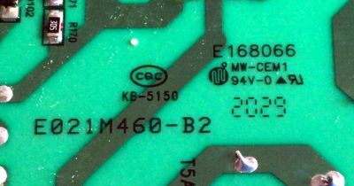 FUENTE DE PODER PARA TV JVC / NUMERO DE PARTE TV5006-C02-02 / E021M460-B2 / E168066 / 2010067452 / 1010417730 / 20200724 / PANEL CC580PV7D / MODELO LT-58MAW595 - Imagen 4