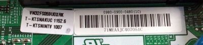 MAIN FUENTE ((COMBO)) PARA TV SAMSUNG / NUMERO DE PARTE 0980-0900-0480 / VN32FS059U / BN81-16925A / 098009000480 / VN32FS059U0XRK / T-KTSNAKUC / T-KTSNINTV / PANEL HV320FHB-N10 / MODELO UN32N5300 / UN32N5300AFXZA RZ02 - Imagen 2