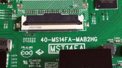 MAIN PARA SMART TV TCL FHD ROKU SMART TV RESOLUCION (1920 x 1080) / NUMERO DE PARTE  08-CM40TML-LC211AA / 40-MS14FA-MAB2HG / 08-MST1423-MA200AA / V8-ST14K01-LF1V1319 / 08-MST1423-MA300AA / PANEL LVF395NDEL MD9W06 / MODELO 40S325 - Imagen 2