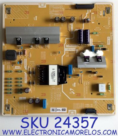 FUENTE DE PODER PARA TV SAMSUNG / NUMERO DE PARTE  BN44-00959B / L65F6_NHS / BN4400959B / PANEL CY-QR065FGLV1H / MODELO QN65LS03RAFXZA FA01