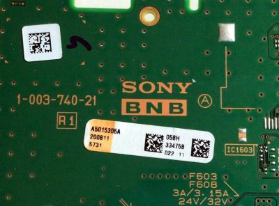 MAIN PARA SMART TV SONY 4K ULTRA HD ANDROID TV CON HDR RESOLUCION ( 3840 X 2160 ) / NUMERO DE PARTE A-5015-318-A / 1-003-740-21 / A5015305A / PANEL YSAF055CNO01 / MODELO XBR-55X800H / XBR55X800H  - Imagen 2