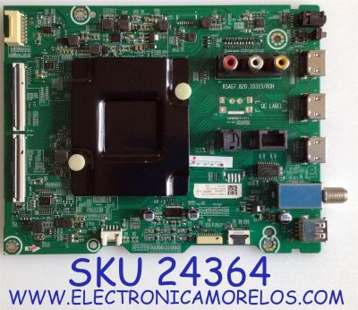 MAIN PARA TV ONN SMART TV 4K CON SISTEMA ROKU Y HDR / NUMERO DE PARTE 274366 / RSAG7.820.10315/ROH / 274365 / 65A521FUR / H41802PNH27A1 / 3TE65G2027E9 / E248779 / 65A521FUR(0020) / 274365A / 274366A / PANEL HD650Y1U71-T0L3\S0\GM\ROH / MODELO 100021261