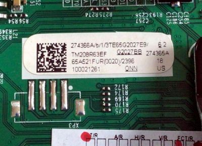 MAIN PARA TV ONN SMART TV 4K CON SISTEMA ROKU Y HDR / NUMERO DE PARTE 274366 / RSAG7.820.10315/ROH / 274365 / 65A521FUR / H41802PNH27A1 / 3TE65G2027E9 / E248779 / 65A521FUR(0020) / 274365A / 274366A / PANEL HD650Y1U71-T0L3\S0\GM\ROH / MODELO 100021261 - Imagen 2