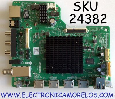 MAIN PARA SMART TV (ROKU) JVC 4K UHD RESOLUCION (3840 x 2160P) / NUMERO DE PARTE T.MS1801.81 / T.MS1801.81 / U20083178-0A03471 / 2010068521 / 536D5006DU3F  / SW:CN9.2.2E2397X (MFG) / D43A2E4EB434 / PANEL CC500PV1D / MODELO LT-50MAW595 