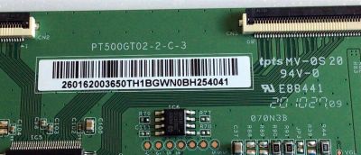 T-CON PARA TV LG / NUMERO DE PARTE 260162003650 / PT500GT02-2-C-3 / PT500GT02 / E88441 / PANEL NC500DQE-VHHXA / MODELOS 50UN7000PUC / 50UN7000PUC.BUSULJM / 50UN7000PUC.AUSULJM / 50UN6950ZUF.BUSULJM  - Imagen 2