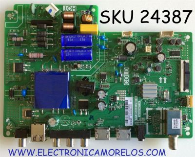 MAIN FUENTE (COMBO) PARA TV HITACHI / NUMERO DE PARTE 02-SMMS3663-CD10 / TP.MS3663.PB786 / 3MS663H0T2A / IDF150848 / IDF150848A / IDF150848B / IDF150848C / PANEL LVF430PADX E0090 / MODELO 43D33