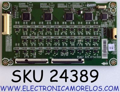 LED DRIVER PARA TV HISENSE ULED 4K SMART TV / NUMERO DE PARTE 244048 / RSAG7.820.8754/ROH / 244049 / E303981 / PANEL HD650V3U51-TAL3\S2\FJ\GM\ROH / MODELO 65H8F / 65H8F 65A6501EU