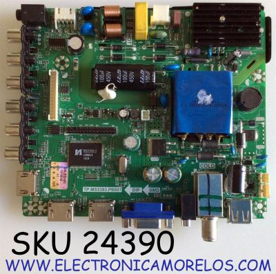 MAIN FUENTE (COMBO) PARA TV POLAROID / NUMERO DE PARTE 1641018576 / TP.MS3393.PB801 / 39LED-01 / UG39L1641018576 / PANEL LS390TU2P01 / MODELO PTV3915LED - Imagen 1