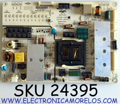 FUENTE DE PODER PARA TV SEIKI / NUMERO DE PARTE AY075D-4SF03 / 3BS0027014 / E141940 / AY075D-4SF03 REV:1.0 / AY1136A95216 / PANEL BLHV320WX2-101 / MODELO SE321FB