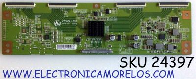 T-CON PARA TV PROSCAN / NUMERO DE PARTE 1612CMAL04 / V750DK1-QS3 / V774E1-V3.1 / V500DK1-P01 / 201612300101 / PANEL XYD50BA03 / MODELO PLDED5068A-D