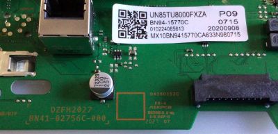 MAIN PARA TV SAMSUNG 4K·UHD·HDR SMART TV / NUMERO DE PARTE BN94-15770C / BN41-02756C / BN97-16917Y / BN41-02756C-000 / BN9415770C / PARTE SUSTITUTA BN94-15418G / PANEL CY-BT085HGHV1H / DISPLAY ST8461D01-2 VER.2.1 / MODELO UN85TU8000 / UN85TU8000FXZA CA01 - Imagen 2