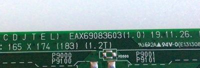 MAIN PARA TV LG 4K UHD SMART TV / NUMERO DE PARTE EBT66572704 / EAX69083603 / EAX69083603(1.0) / PANEL NC650DQG-ABGXD / MODELO 65UN6950ZUA / 65UN6950ZUA.BUSGLKR - Imagen 2