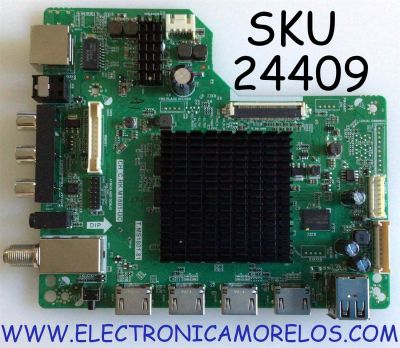 MAIN PARA TV ONN·ROKU TV 4K UHD HDR SMART TV (58) / NUMERO DE PARTE T.MS1801.81 / CH_C.RK.M1801-UC / E232205 / DCBD7A / PANEL C580Y19-D6 / CC580PV1D 03 / MODELO 100018971 / ((NOTA IMPORTANTE:CHECAR QUE EL PANEL Y MODELO CORRESPONDA CON SU TELEVISION...))