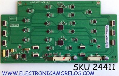 LED DRIVER PARA TV TCL / NUMERO DE PARTE 08-D50S530-DR200AA / 40-D50S53-DRA2LG / RT73H2 / V8-RT73K12-LC1V005 / E342828 / PANEL'S LVU500NDJL / LVU500NDL / MODELO 50S535