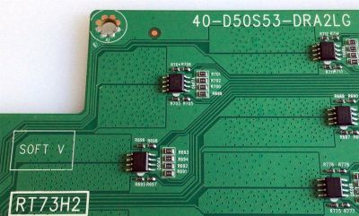 LED DRIVER PARA TV TCL / NUMERO DE PARTE 08-D50S530-DR200AA / 40-D50S53-DRA2LG / RT73H2 / V8-RT73K12-LC1V005 / E342828 / PANEL'S LVU500NDJL / LVU500NDL / MODELO 50S535 - Imagen 3