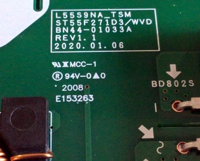 FUENTE DE PODER PARA TV SAMSUNG QLED / NUMERO DE PARTE BN4401033A / L55S9NA_TSM / BN44-01033A / ST55F271D3/WVD / ST55F271D3 / DISPLAY LSF550FF14-Q02 / 50306A / MODELOS QN55Q90 / QN55Q90TAFXZA AA01 / QN55Q90TAFXZA AB02 / QN55Q90TAFXZA FA03 - Imagen 2