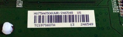 LED DRIVER PARA TV HISENSE / NUMERO DE PARTE 246548 / RSAG7.820.8978/ROH / 246549 / HU75A6506UWR / E303981 / PANEL HD750S3U71-L3B2\S0\GM\ROH / MODELO 75R6E1 - Imagen 2