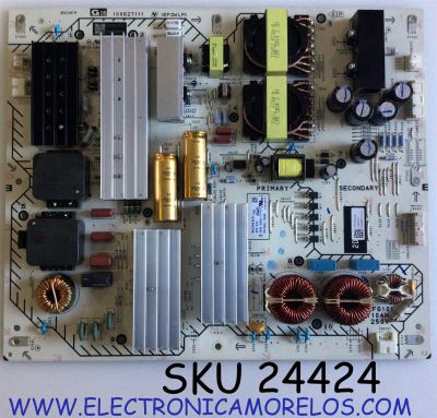FUENTE DE PODER PARA TV SONY / NUMERO DE PARTE 100677211 / 1-006-772-11 / 100627111 / APS-433(CH) / APS-433 / 204000417 / PANEL HDAS075DTU02 / MODELO XBR-75Z8H / XBR75Z8H
