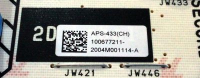 FUENTE DE PODER PARA TV SONY / NUMERO DE PARTE 100677211 / 1-006-772-11 / 100627111 / APS-433(CH) / APS-433 / 204000417 / PANEL HDAS075DTU02 / MODELO XBR-75Z8H / XBR75Z8H - Imagen 4