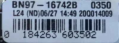 MAIN PARA SMART TV SAMSUNG QLED 4K UHD CON HDR RESOLUCION (3,840 x 2,160) / NUMERO DE PARTE BN94-15309A / BN41-02754B / BN97-16742B / PANEL  CY-RT075FGAV1H / MODELO QN75LS03TAFXZA  AA01 - Imagen 3