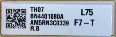 FUENTE DE PODER PARA TV SAMSUNG / NUMERO DE PARTE BN44-01080A / L75F7_THS / BN4401080A / PANEL CY-RT075FGAV1H / MODELO QN75LS03TAFXZA  AA01 / QN75LS03TAFXZA CA02 - Imagen 3
