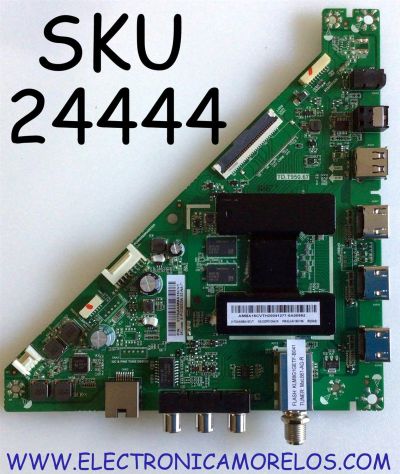 MAIN PARA TV INSIGNIA / NUMERO DE PARTE / TD.T950.67 / AMBA15CVTH20041277-0A00992 / FW:ELKA+1847+96 / E-P-C3SS3W-32-NA / H20041277-0A06723 / PANEL TPT320B5-H1F01.D REV:S02BG / MODELO NS-32DF310NA19