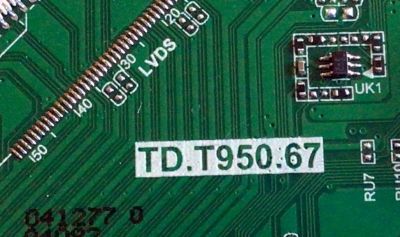 MAIN PARA TV INSIGNIA / NUMERO DE PARTE / TD.T950.67 / AMBA15CVTH20041277-0A00992 / FW:ELKA+1847+96 / E-P-C3SS3W-32-NA / H20041277-0A06723 / PANEL TPT320B5-H1F01.D REV:S02BG / MODELO NS-32DF310NA19 - Imagen 2
