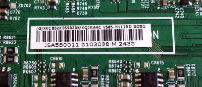 MAIN PARA TV VIZIO ORIGINAL 4K UHD HDR SMARTCAST / NUMERO DE PARTE XKCB02K055 / 715GA874-M0C-B00-004K / 715GA874-M0C-B00-004G / PANEL TPT580WR-PV7D.Q REV:S02B / TPT580WR-PV7D.Q REV:S02A / DISPLAY CC580PV7D VER.01 / MODELOS V585-H11 / V585-H11 LTCDZIOW - Imagen 3