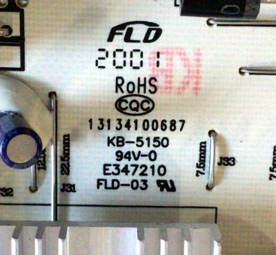 FUENTE DE PODER PARA TV SCEPTRE / NUMERO DE PARTE 260132004920 / 261501000800 / 1110-10791-260132004920 / HKL-650209G / PANEL HK650ELEDM-AH21H / MODELO G65 - Imagen 2