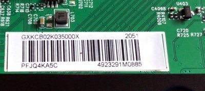 MAIN PARA TV INSIGNIA ORIGINAL 4K SMART TV / NUMERO DE PARTE GXKCB02K035 / 715GA715-M01-B00-005G / 715GA715-M01-B00-005K / (G)XKCB02K035 / (G)XKCB02K035000X / E248779 / GXKCB02K035000X / PANEL TPT650UA-QVN07.U REV:S500W / MODELO NS-65DF710NA21 - Imagen 3
