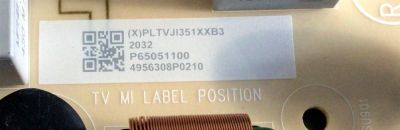 FUENTE DE PODER PARA TV INSIGNIA ORIGINAL / NUMERO DE PARTE PLTVJI351XXB3 / 715G9187-P01-009-003S / JI351XXB3 / (X)PLTVJI351XXB3 / PANEL TPT650UA-QVN07.U REV:S500W / MODELO NS-65DF710NA21 - Imagen 2