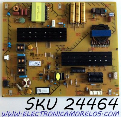 SUB FUENTE DE PODER PARA TV SONY / NUMERO DE PARTE 1-474-650-12 / 1-981-011-11 / 1-981-011-11 / 147465012 / APS-401 / PARTE SUSTITUTA 147465011 / 1-474-650-11 / PANEL YD6S750DTD01 / MODELO XBR-75X940D / XBR75X940D